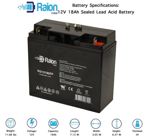 12v 18ah battery for - for, vector